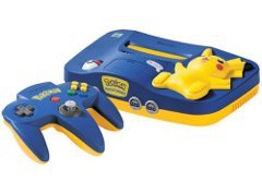 Nintendo 64 (Pikachu Edition N64) & Pokemon Controller